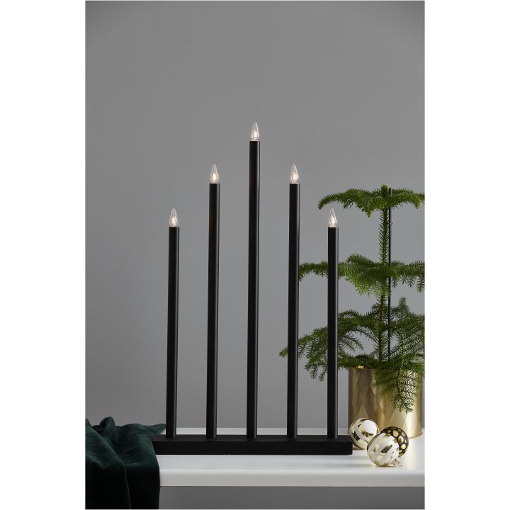 Ljusstake Holy Svart Star Trading – bild 3