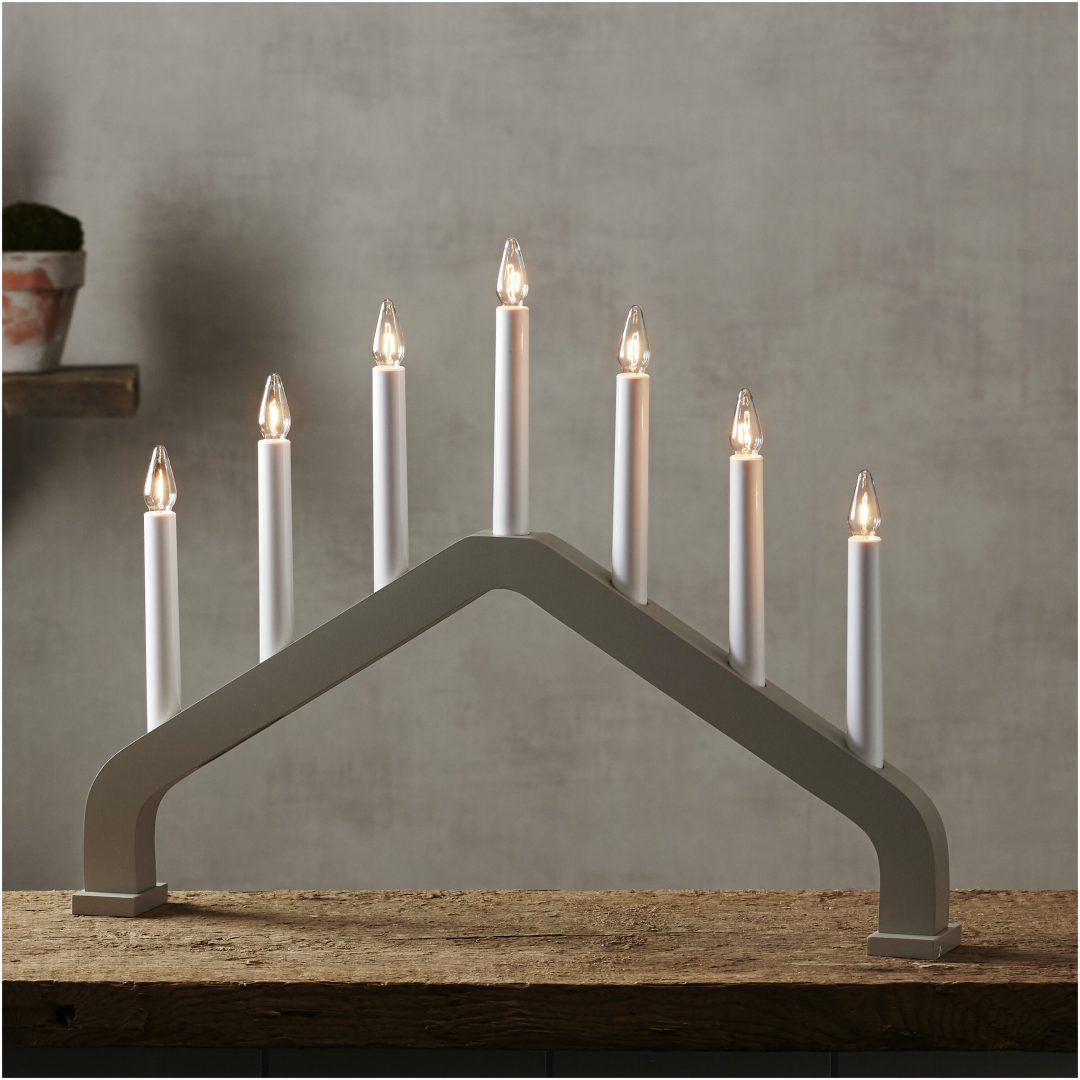 Ljusstake House Beige Star Trading – bild 7