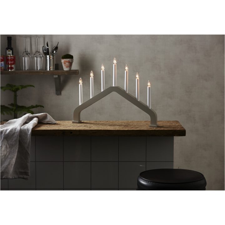 Ljusstake House Beige Star Trading – bild 6