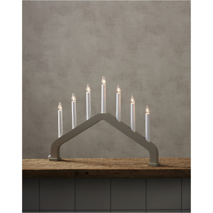 Ljusstake House Beige Star Trading – bild 4