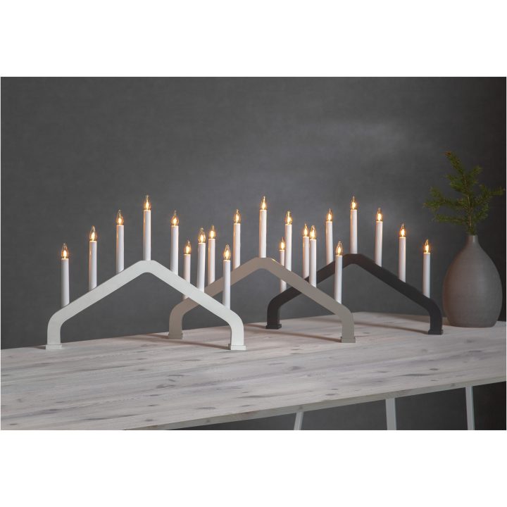 Ljusstake House Beige Star Trading – bild 3