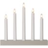 Ljusstake Inez Beige Star Trading – miniatyr 1