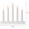 Ljusstake Inez Vit Star Trading – miniatyr 5