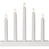 Ljusstake Inez Vit Star Trading – miniatyr 1