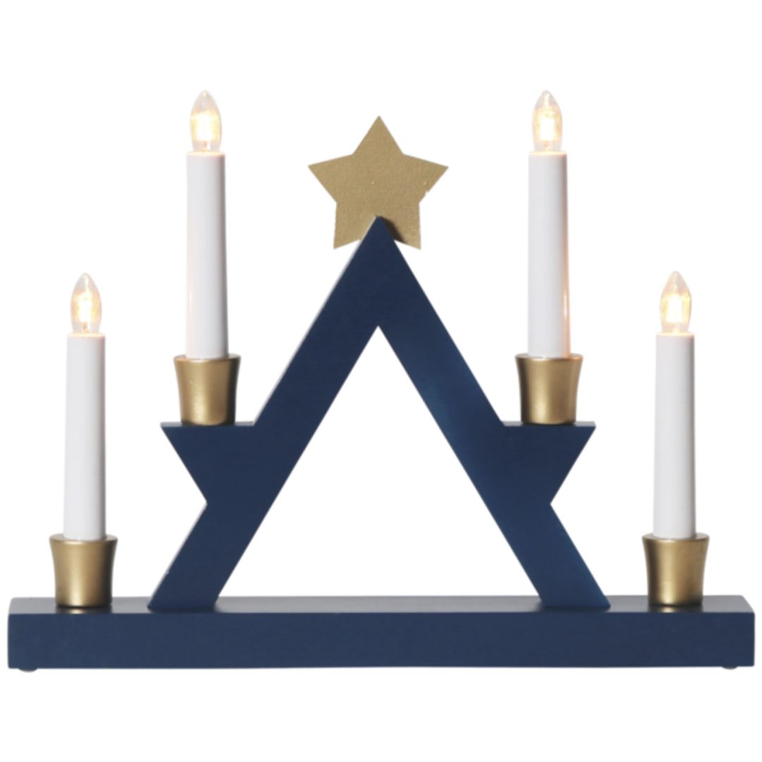 Ljusstake Julle Blå Star Trading