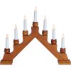 Ljusstake Karin Brun Star Trading Brun – miniatyr 1