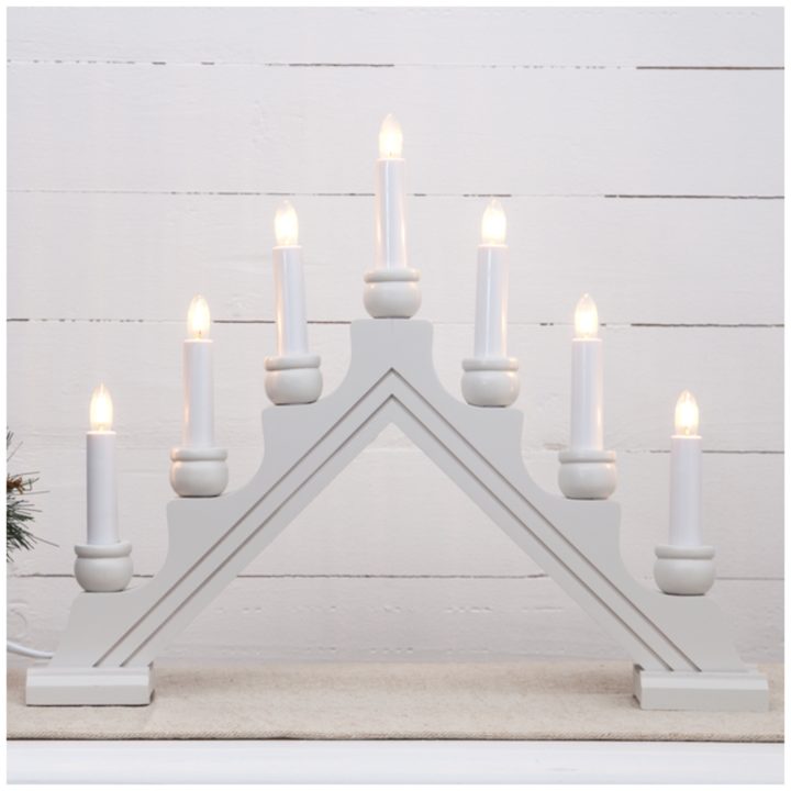Ljusstake Karin Vit Star Trading 7 LED-Ljus / Standard – bild 6