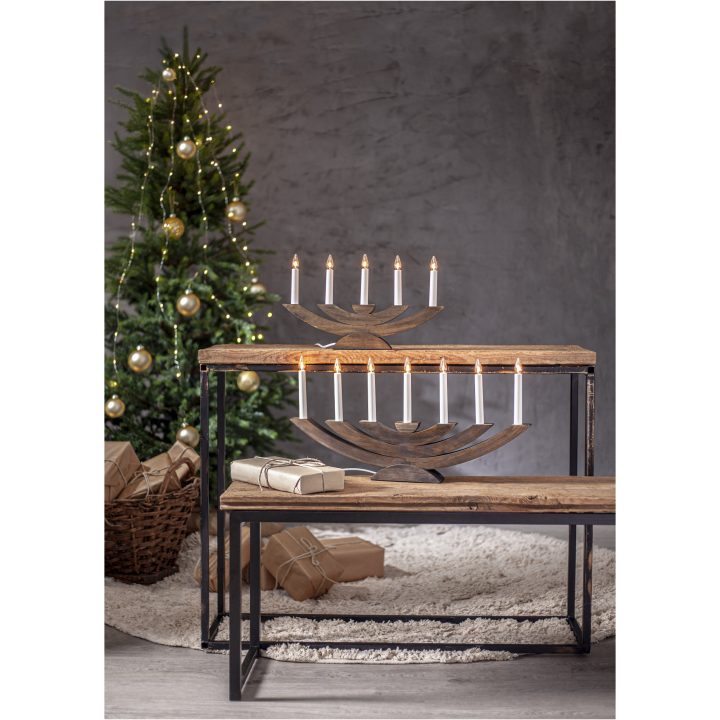 Ljusstake Navida Brun Star Trading – bild 11