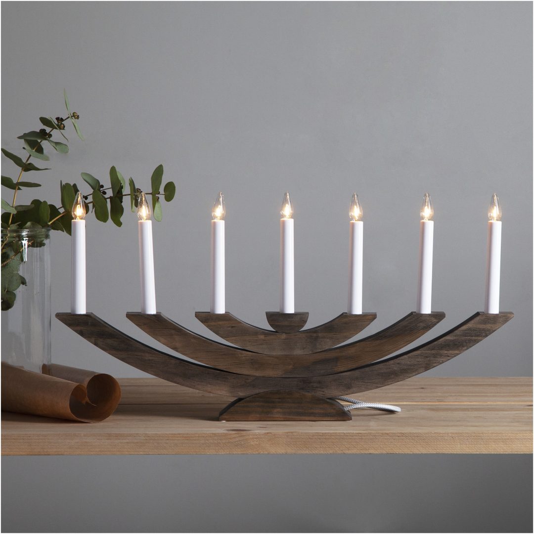 Ljusstake Navida Brun Star Trading – bild 9