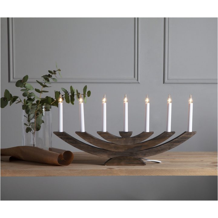 Ljusstake Navida Brun Star Trading – bild 9