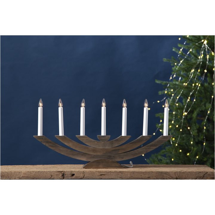 Ljusstake Navida Brun Star Trading – bild 7