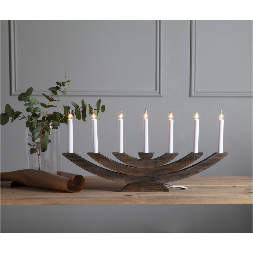 Ljusstake Navida Brun Star Trading – bild 6
