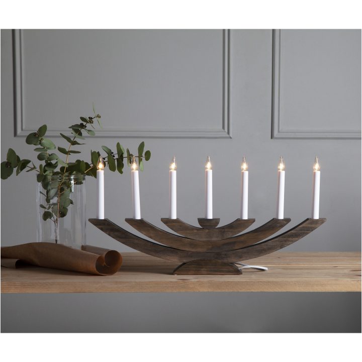 Ljusstake Navida Brun Star Trading – bild 6