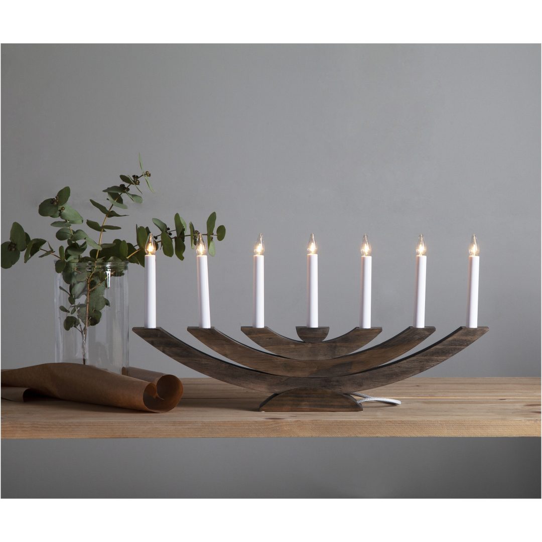 Ljusstake Navida Brun Star Trading – bild 5