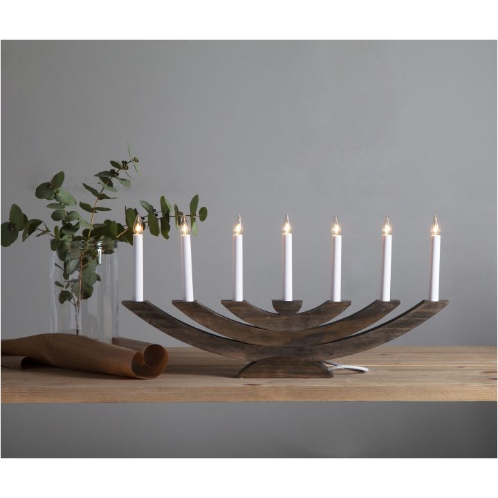 Ljusstake Navida Brun Star Trading – bild 5