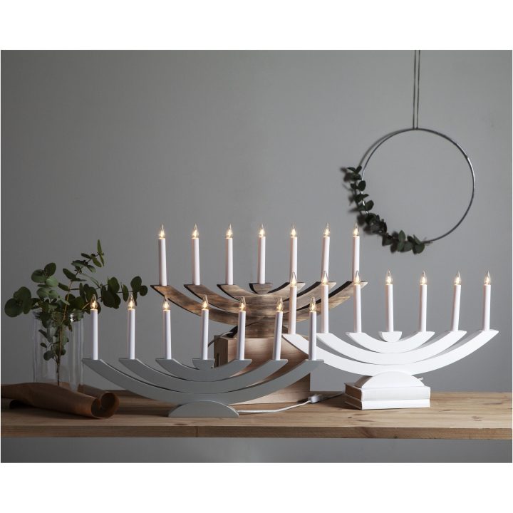 Ljusstake Navida Brun Star Trading – bild 5