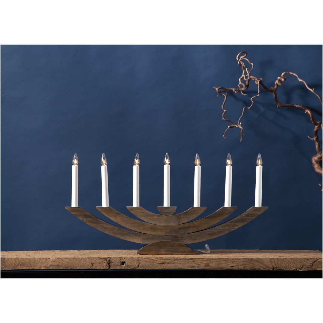 Ljusstake Navida Brun Star Trading – bild 4