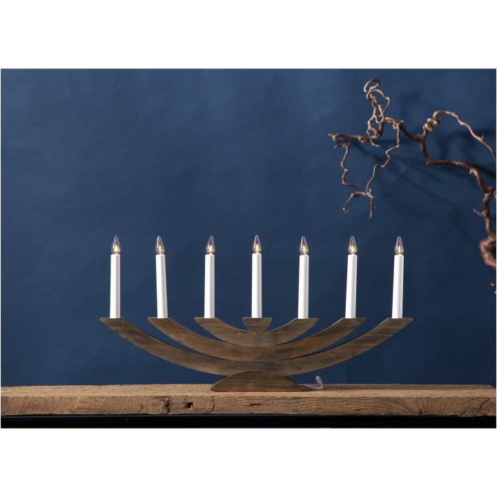 Ljusstake Navida Brun Star Trading – bild 4