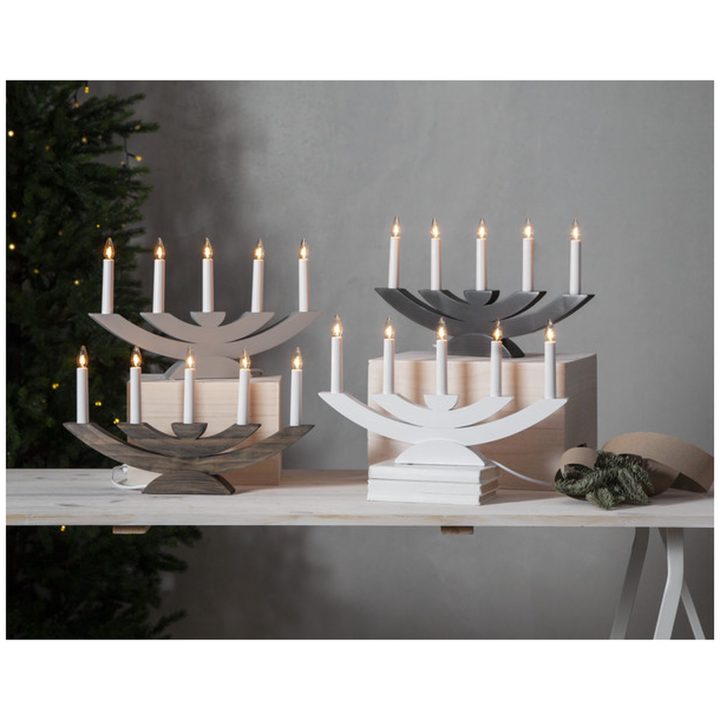 Ljusstake Navida Grå Star Trading – bild 6