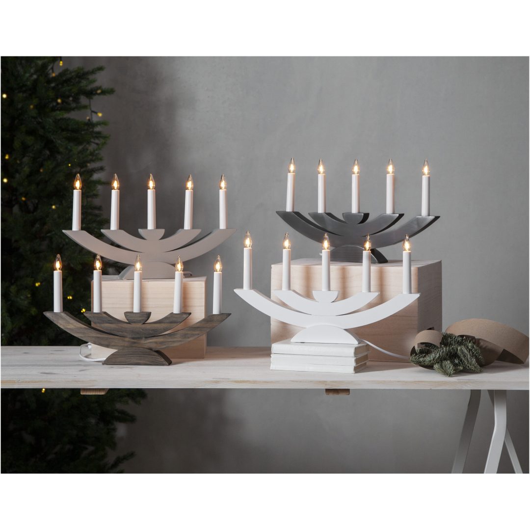 Ljusstake Navida Grå Star Trading – bild 2