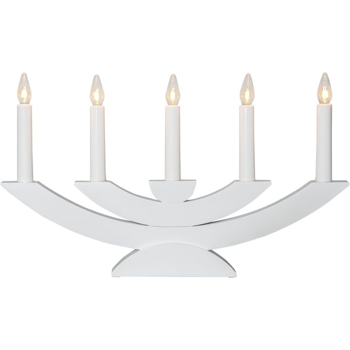 Ljusstake Navida Vit Star Trading – bild 6
