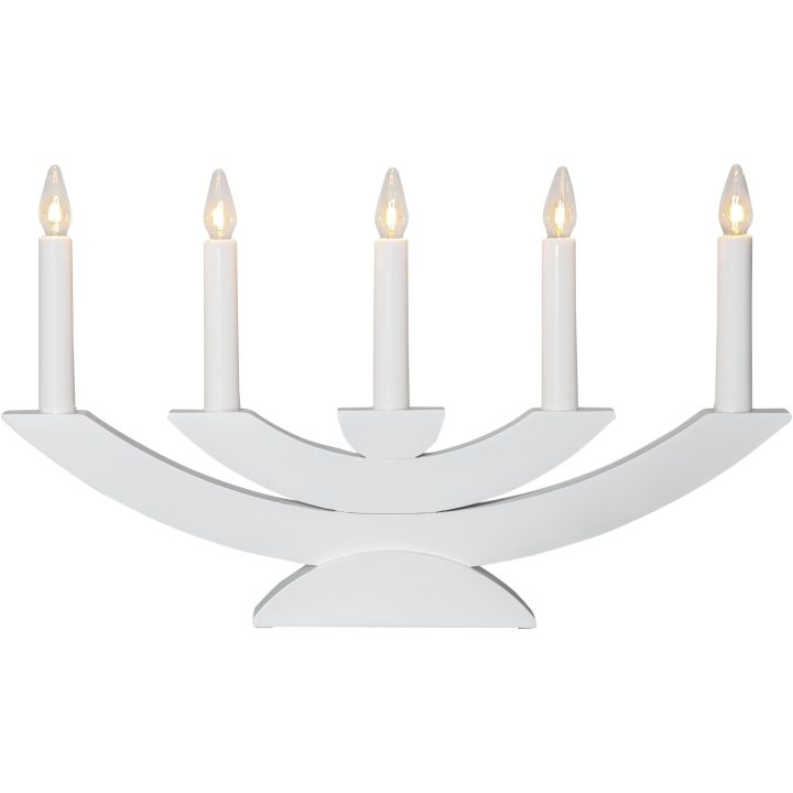 Ljusstake Navida Vit Star Trading – bild 7