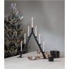 Ljusstake Oliver Svart Star Trading 7 ljus – miniatyr 7