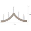 Ljusstake Pagod Beige Star Trading 27,00 – miniatyr 5