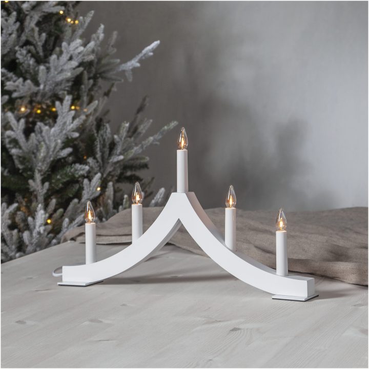 Ljusstake Pagod Vit Star Trading 27 cm hög – bild 3