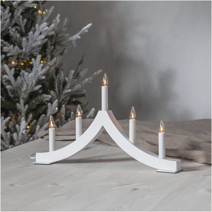 Ljusstake Pagod Vit Star Trading 27 cm hög – bild 3