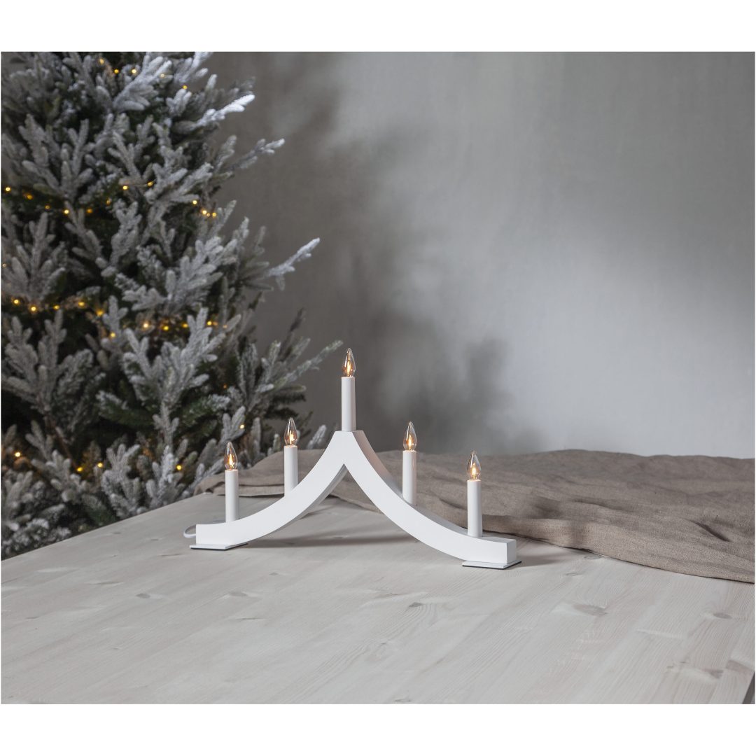 Ljusstake Pagod Vit Star Trading 27 cm hög – bild 2