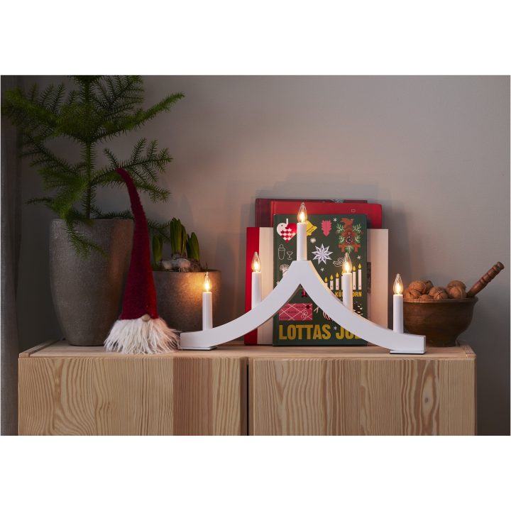 Ljusstake Pagod Vit Star Trading 27 cm hög – bild 4