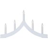 Ljusstake Pagod Vit Star Trading 27 cm hög – miniatyr 1
