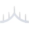 Ljusstake Pagod Vit Star Trading 27 cm hög – miniatyr 1