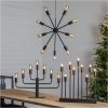 Ljusstake PIX Svart Star Trading 9 ljus – miniatyr 7