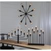 Ljusstake PIX Svart Star Trading 9 ljus – miniatyr 2