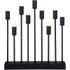 Ljusstake PIX Svart Star Trading 9 ljus – miniatyr 1
