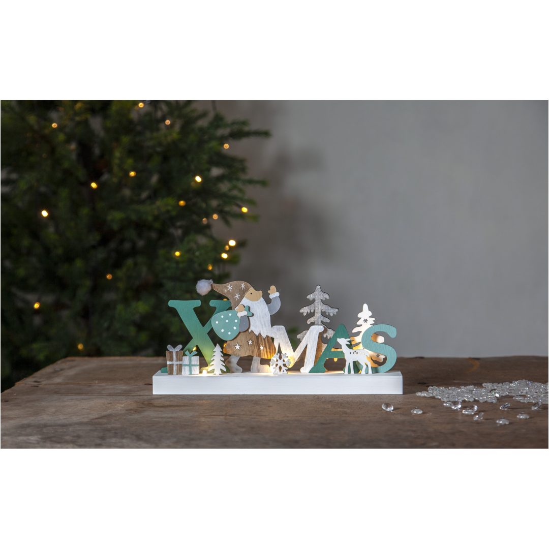 Ljusstake Reinbek Vit Star Trading Xmas – bild 2