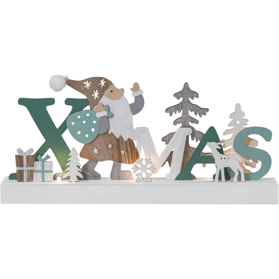 Ljusstake Reinbek Vit Star Trading Xmas