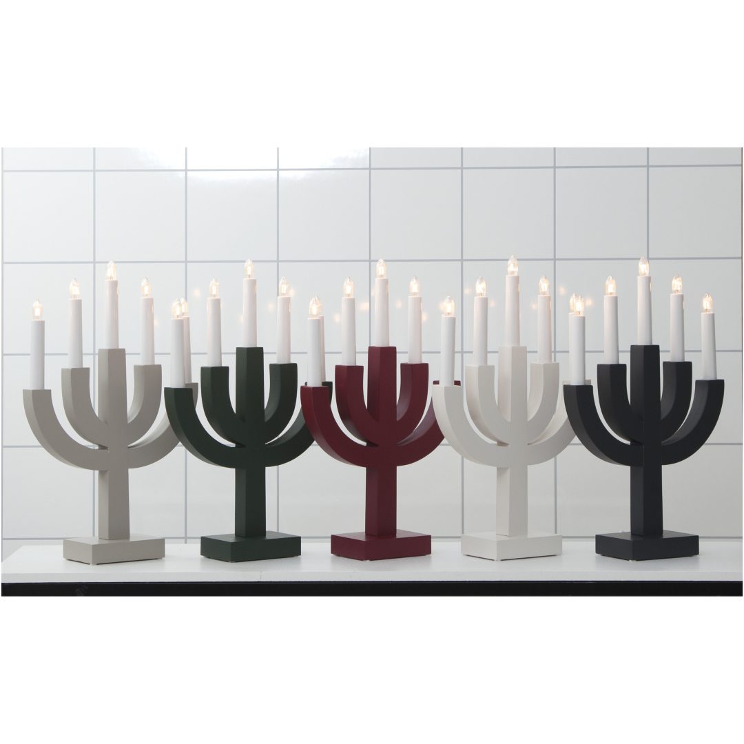 Ljusstake Selma Beige Star Trading – bild 4