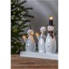 Ljusstake Snowman Vit Star Trading – miniatyr 1