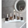 Ljusstake Staffans Fålar Vit Star Trading – miniatyr 5