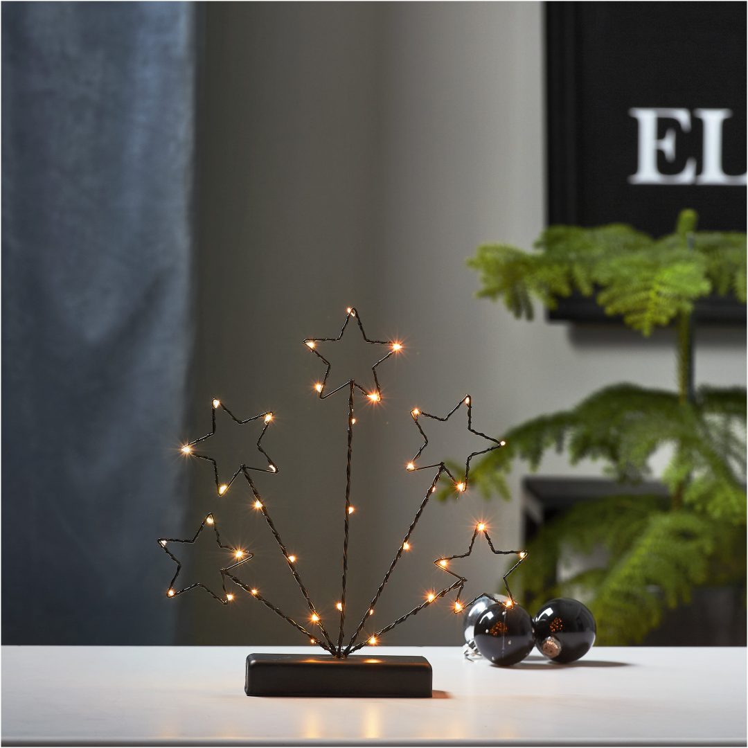 Ljusstake Stary Svart Star Trading – bild 5