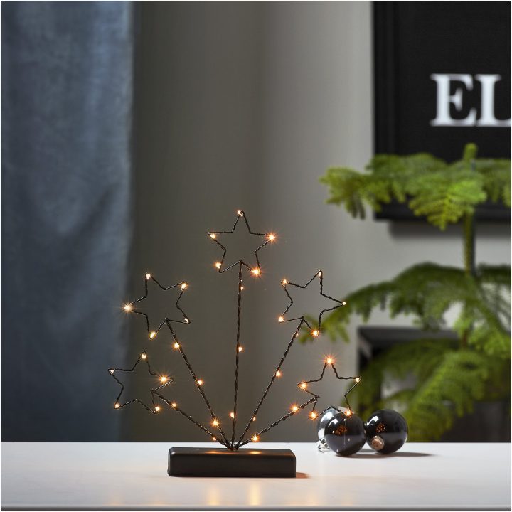 Ljusstake Stary Svart Star Trading – bild 5