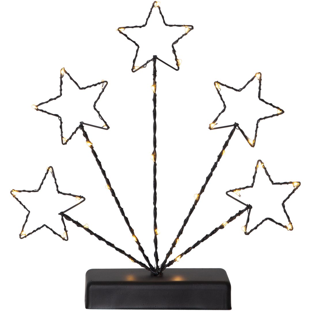 Ljusstake Stary Svart Star Trading – bild 2