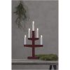 Ljusstake Trapp Röd Star Trading Träd / 46 cm – miniatyr 3