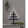 Ljusstake Trapp Svart Star Trading 7 ljus – miniatyr 5