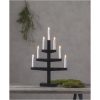 Ljusstake Trapp Svart Star Trading 7 ljus – miniatyr 3