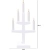 Ljusstake Trapp Vit Star Trading 5 ljus – miniatyr 6