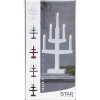 Ljusstake Trapp Vit Star Trading 5 ljus – miniatyr 5